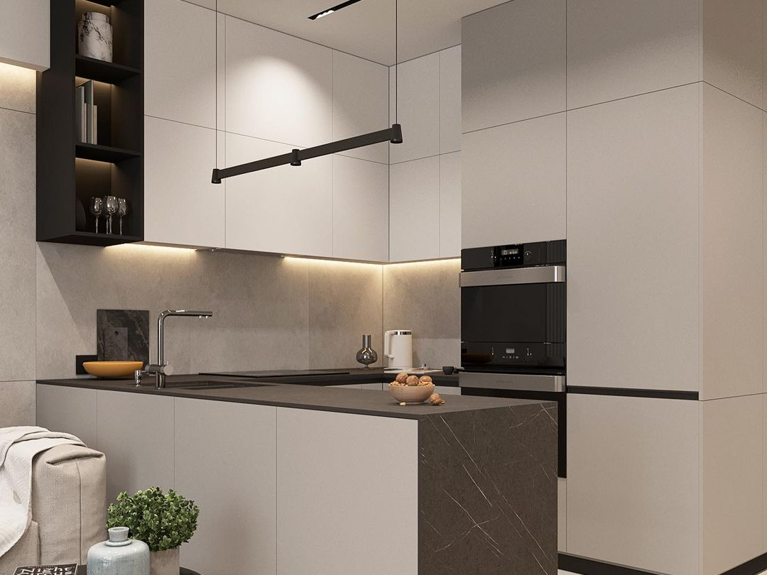 Kitchen Barcelona - HPL Fundermax photo №16