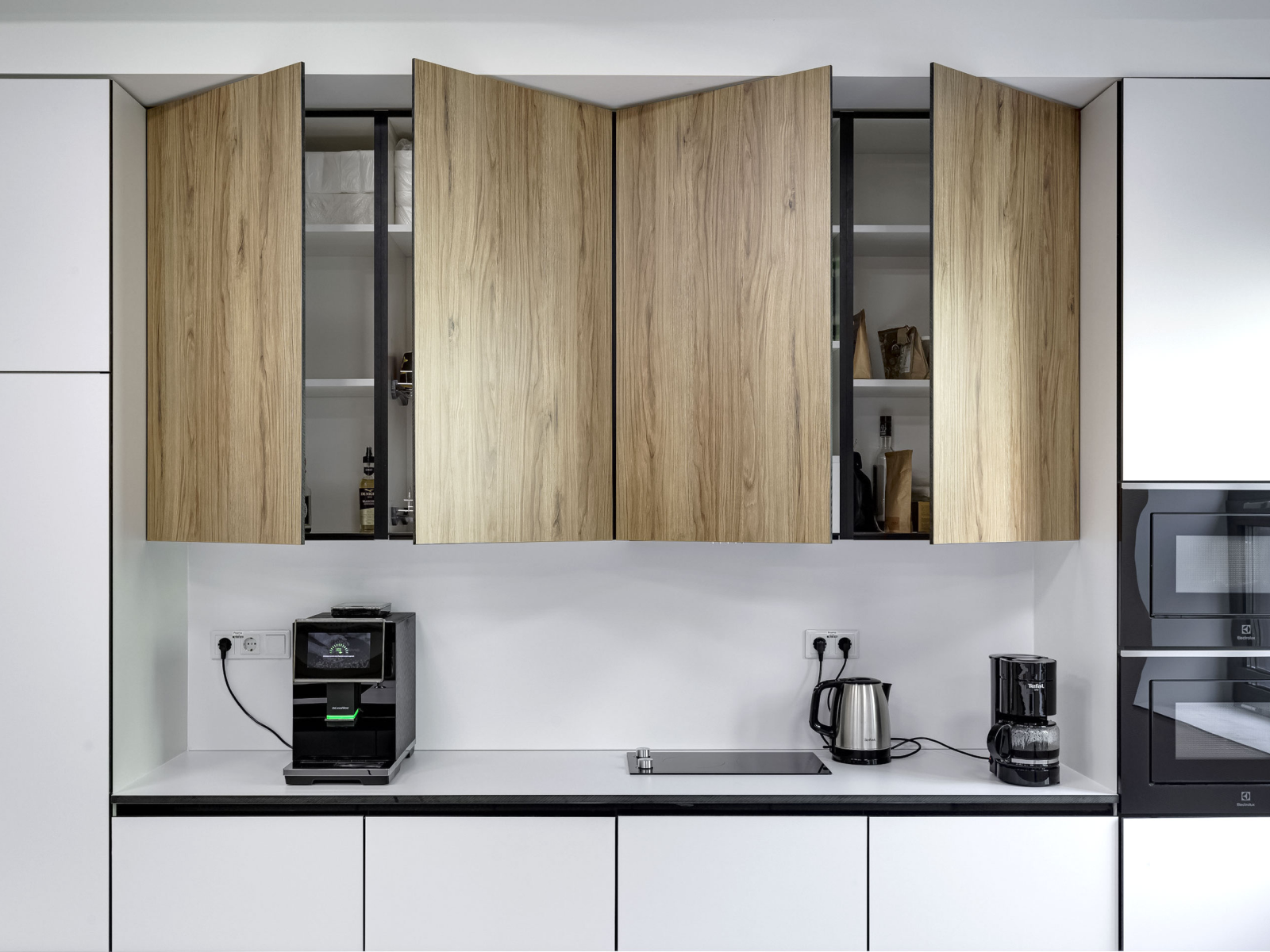 Kitchen for the IT office - HPL Fundermax photo №20