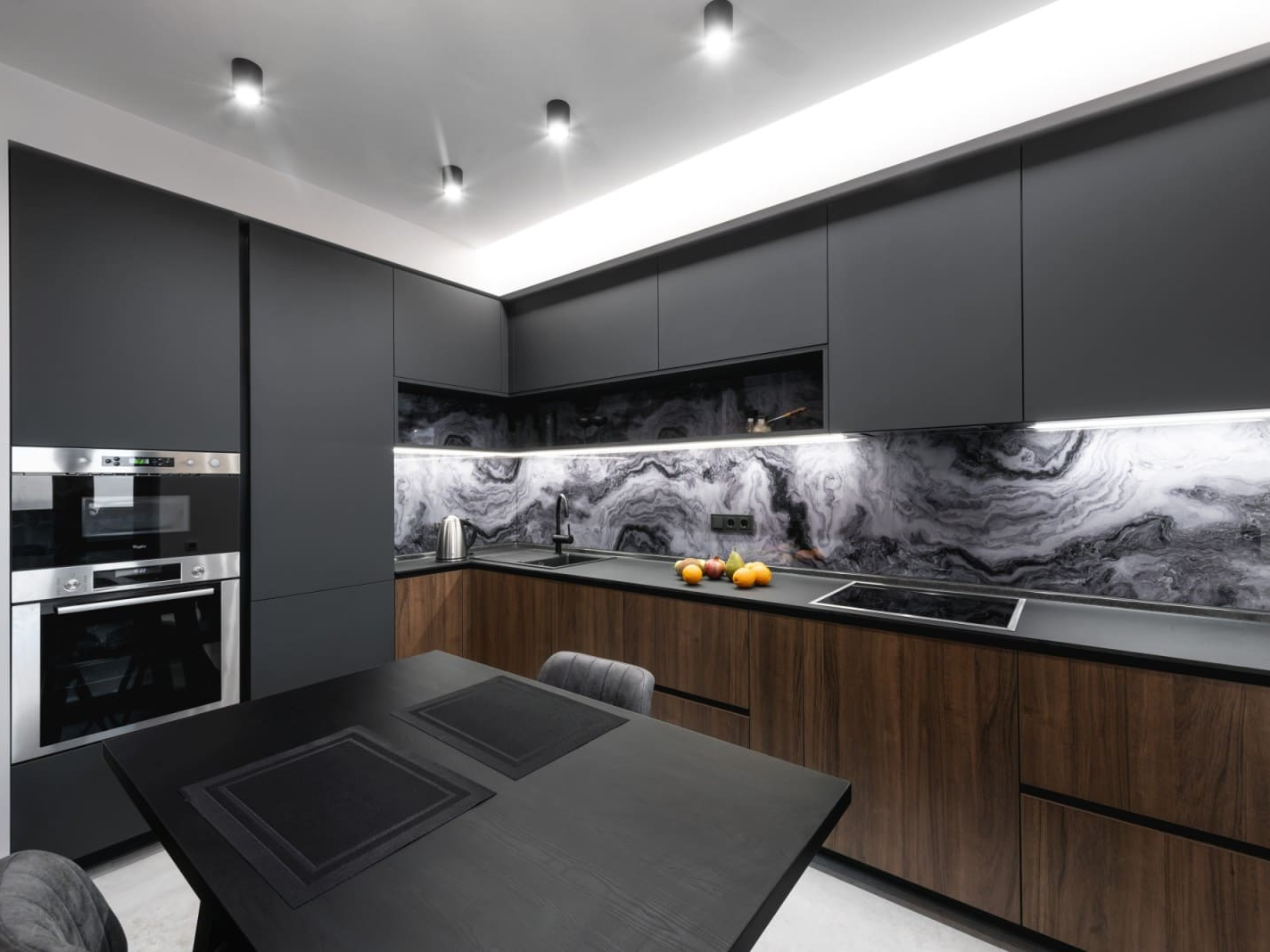 Dark luxury - HPL Fundermax photo №21